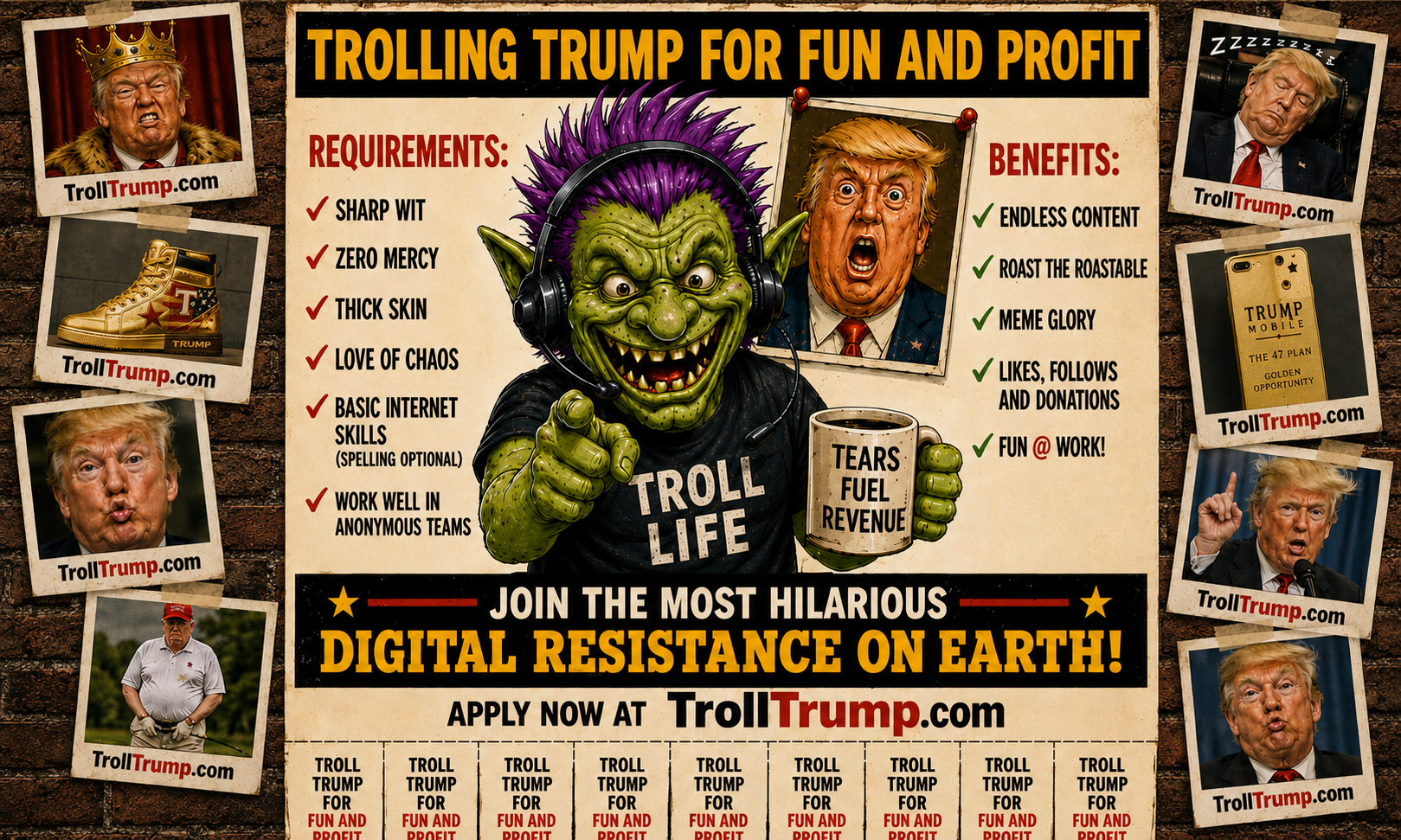 TrollTrump.com - Trolling Trump for Fun and Profit